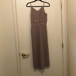 Grayish nude tank jumpsuit